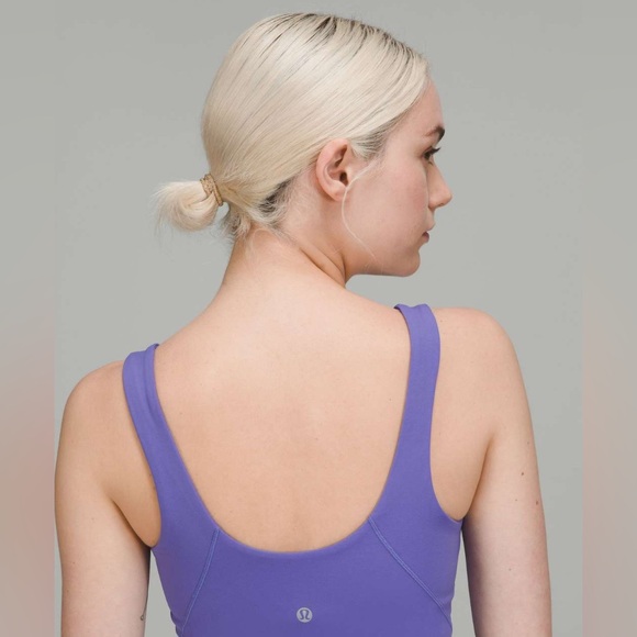 🪻 Lululemon Size 6 Indigo Cropped Align Tank Top - Picture 6 of 10